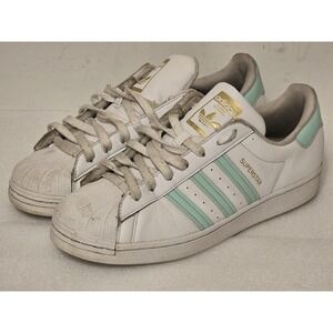 adidas gazelle silver green womens ADIDAS SUPERSTAR J – Magic Sneaker main image 1